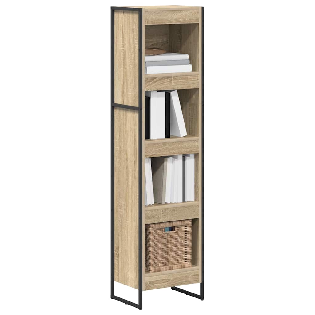 Boekenkast Sonoma 80 x 30 x 155 cm Bewerkt hout