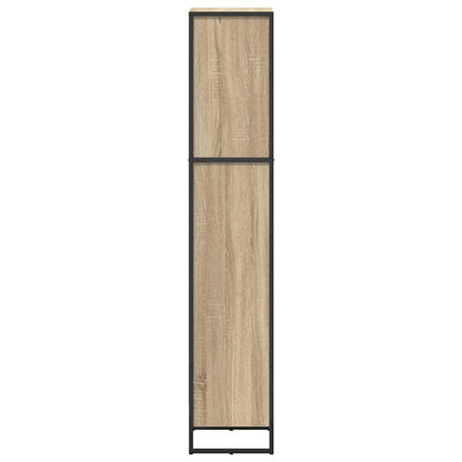 Boekenkast Sonoma 80 x 30 x 155 cm Bewerkt hout