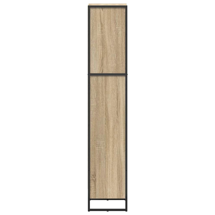 Boekenkast Sonoma 80 x 30 x 155 cm Bewerkt hout