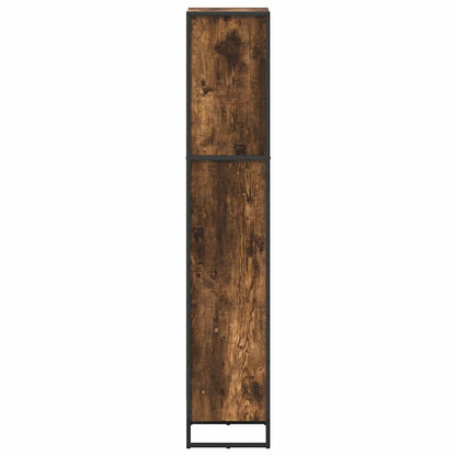 Boekenkast Rook Eik 80 x 30 x 155 cm Bewerkt hout