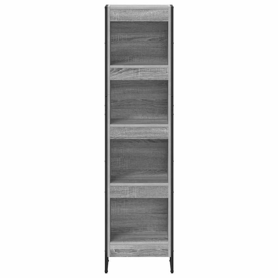 Boekenkast Grijs Sonoma 80 x 30 x 155 cm Bewerkt hout
