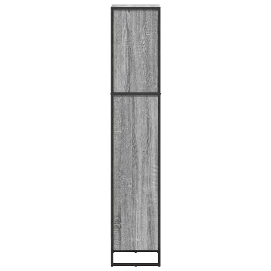 Boekenkast Grijs Sonoma 80 x 30 x 155 cm Bewerkt hout