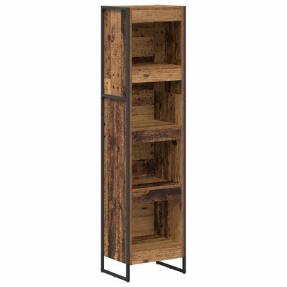 Boekenkast Oud Hout 80 x 30 x 155 cm Bewerkt hout
