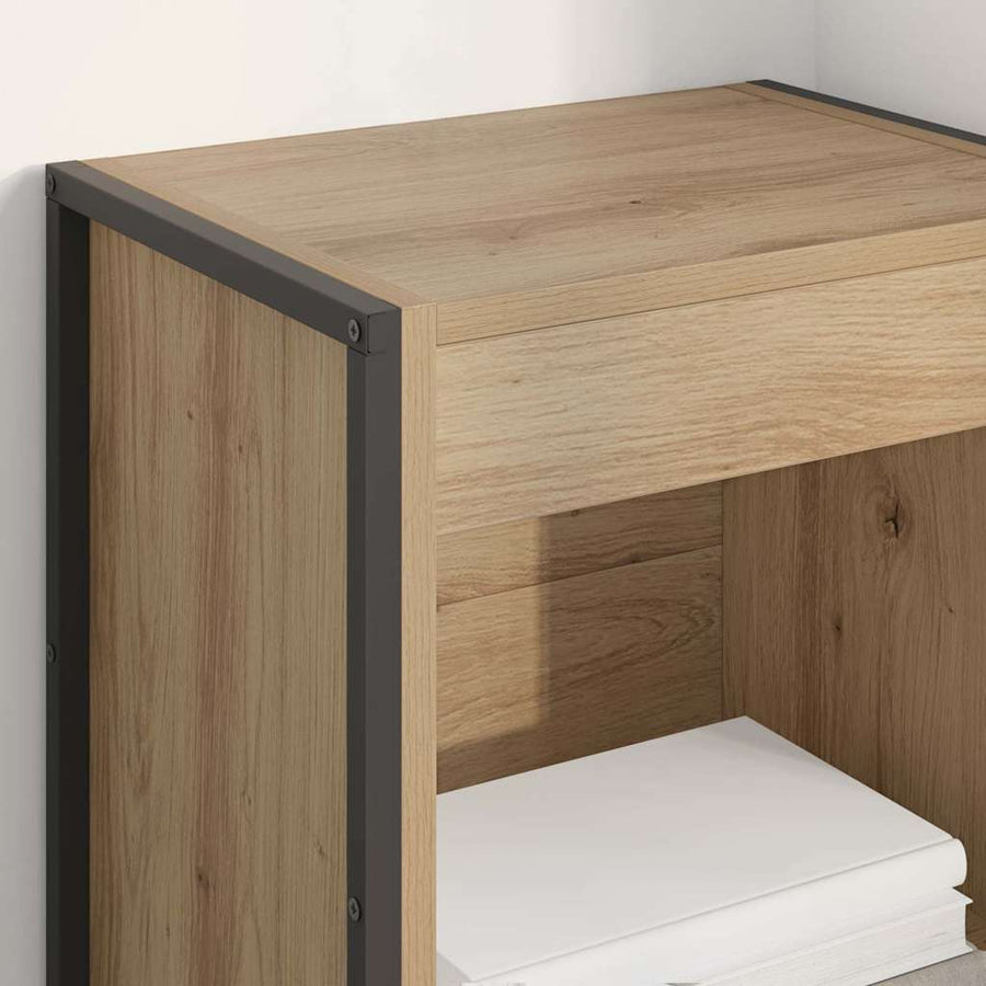 Boekenkast Ambachtelijk eiken 80 x 30 x 155 cm Bewerkt hout