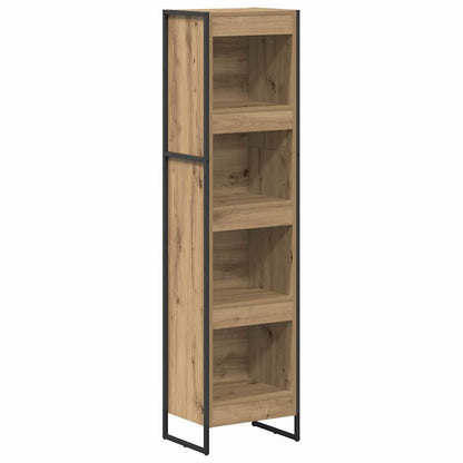 Boekenkast Ambachtelijk eiken 80 x 30 x 155 cm Bewerkt hout
