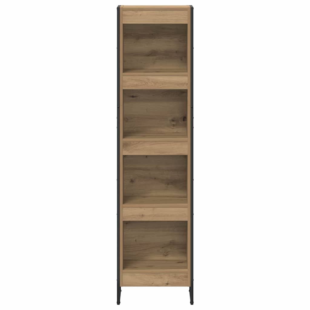 Boekenkast Ambachtelijk eiken 80 x 30 x 155 cm Bewerkt hout