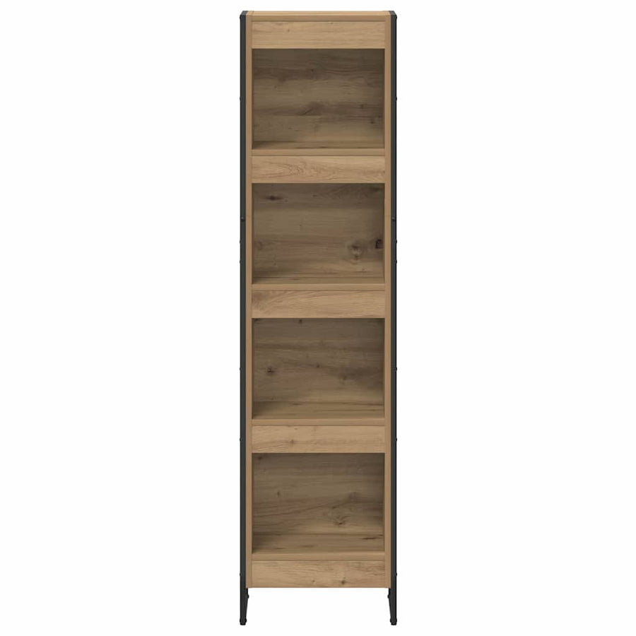 Boekenkast Ambachtelijk eiken 80 x 30 x 155 cm Bewerkt hout