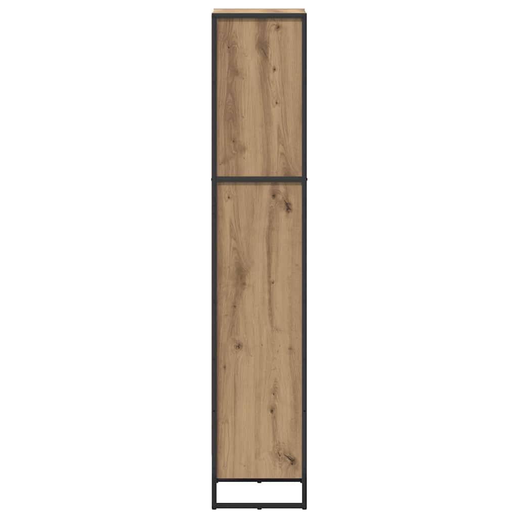Boekenkast Ambachtelijk eiken 80 x 30 x 155 cm Bewerkt hout