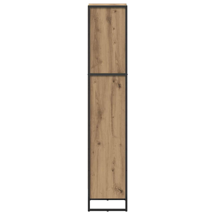 Boekenkast Ambachtelijk eiken 80 x 30 x 155 cm Bewerkt hout