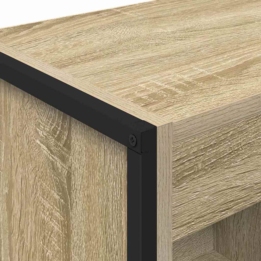 Boekenkast Sonoma 80 x 30 x 155 cm Bewerkt hout