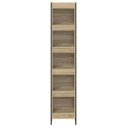 Boekenkast Sonoma 80 x 30 x 155 cm Bewerkt hout