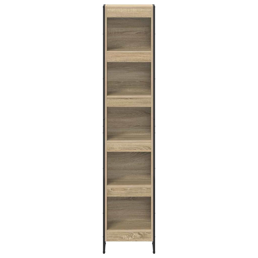 Boekenkast Sonoma 80 x 30 x 155 cm Bewerkt hout