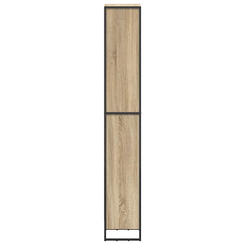 Boekenkast Sonoma 80 x 30 x 155 cm Bewerkt hout