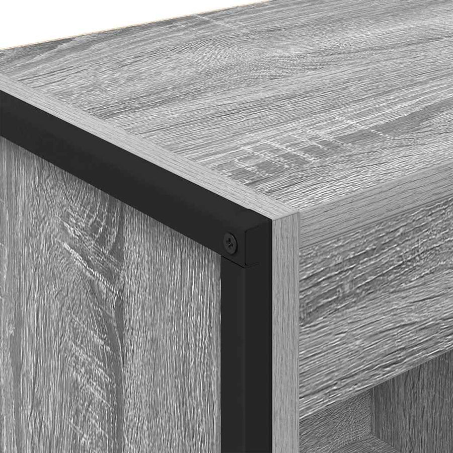 Boekenkast Grijs Sonoma 80 x 30 x 155 cm Bewerkt hout