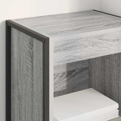 Boekenkast Grijs Sonoma 80 x 30 x 155 cm Bewerkt hout