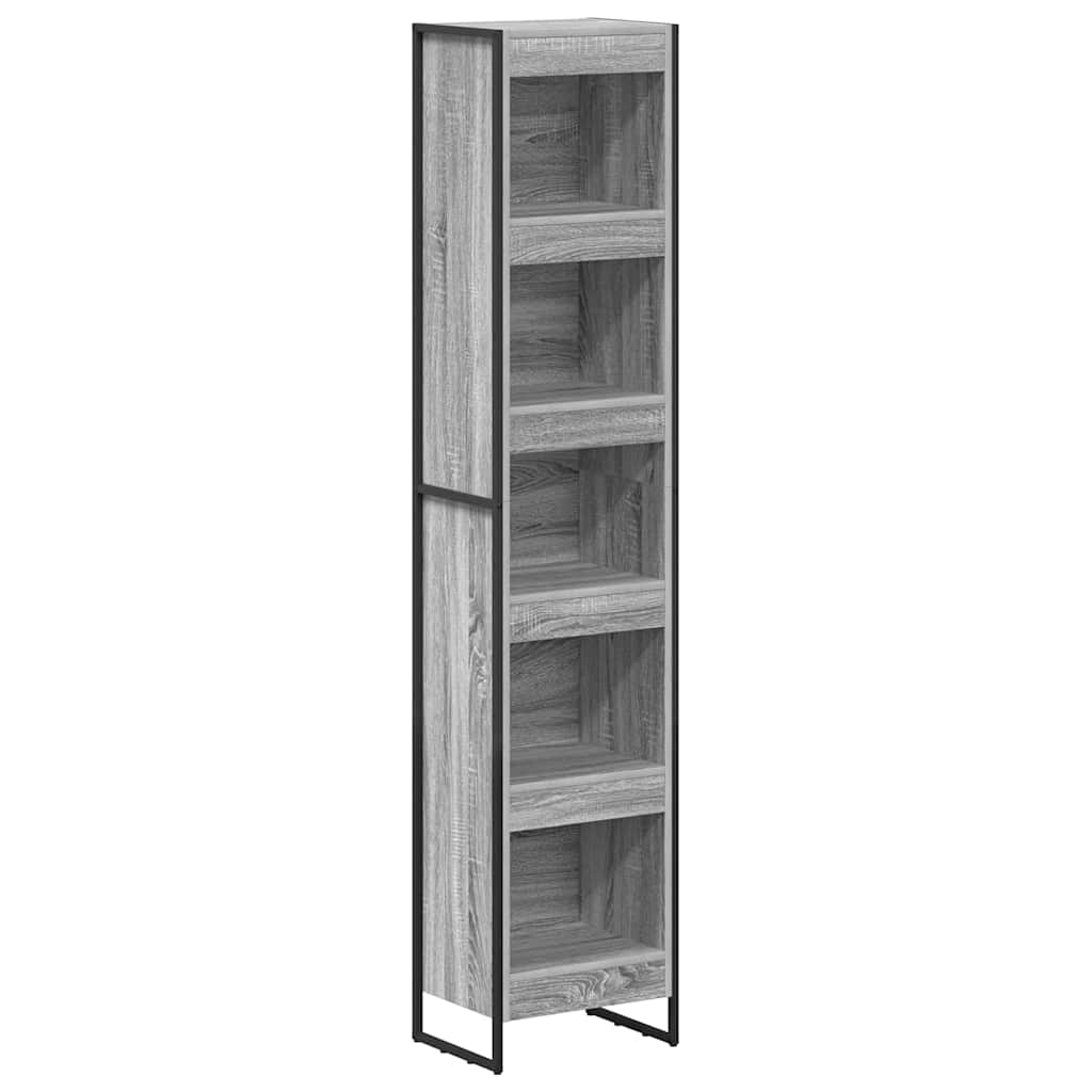 Boekenkast Grijs Sonoma 80 x 30 x 155 cm Bewerkt hout