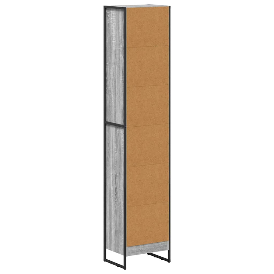 Boekenkast Grijs Sonoma 80 x 30 x 155 cm Bewerkt hout