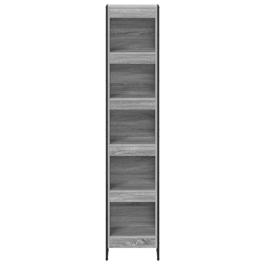 Boekenkast Grijs Sonoma 80 x 30 x 155 cm Bewerkt hout