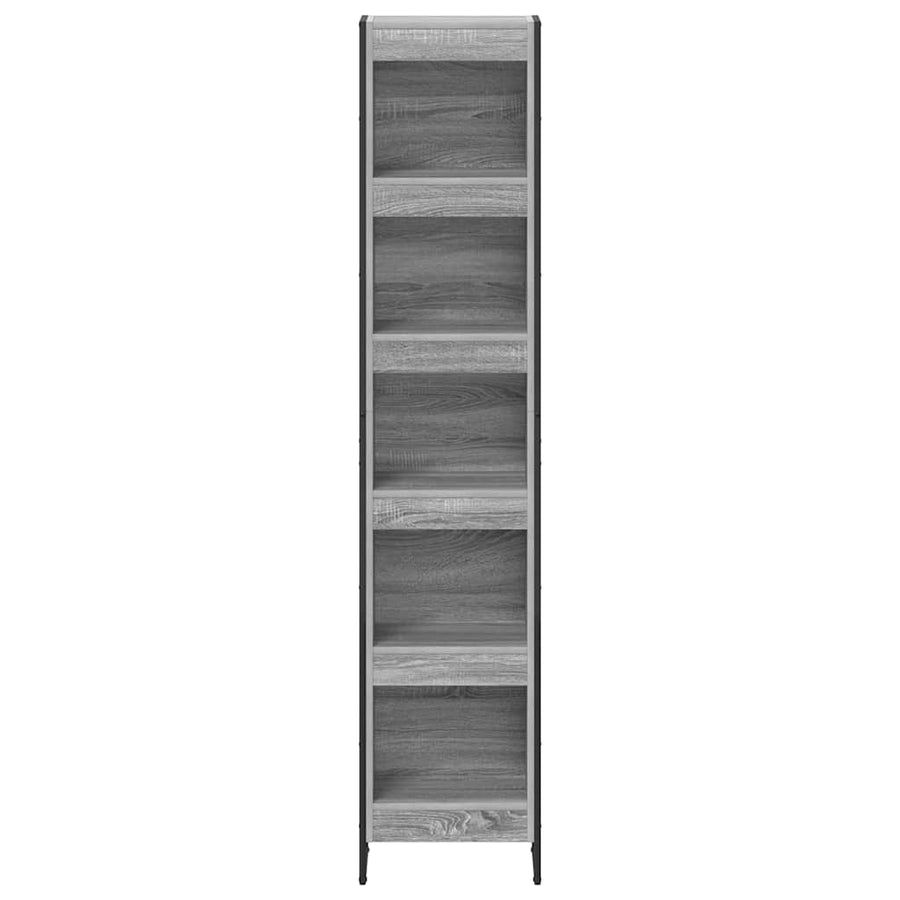 Boekenkast Grijs Sonoma 80 x 30 x 155 cm Bewerkt hout