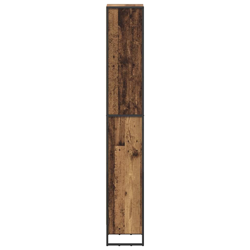 Boekenkast Oud Hout 80 x 30 x 155 cm Bewerkt hout