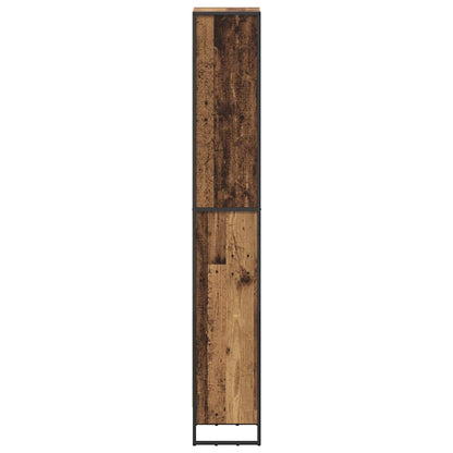 Boekenkast Oud Hout 80 x 30 x 155 cm Bewerkt hout