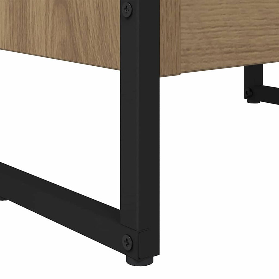 Boekenkast Ambachtelijk eiken 80 x 30 x 155 cm Bewerkt hout