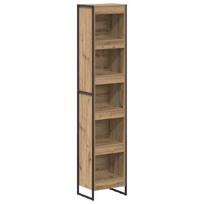 Boekenkast Ambachtelijk eiken 80 x 30 x 155 cm Bewerkt hout