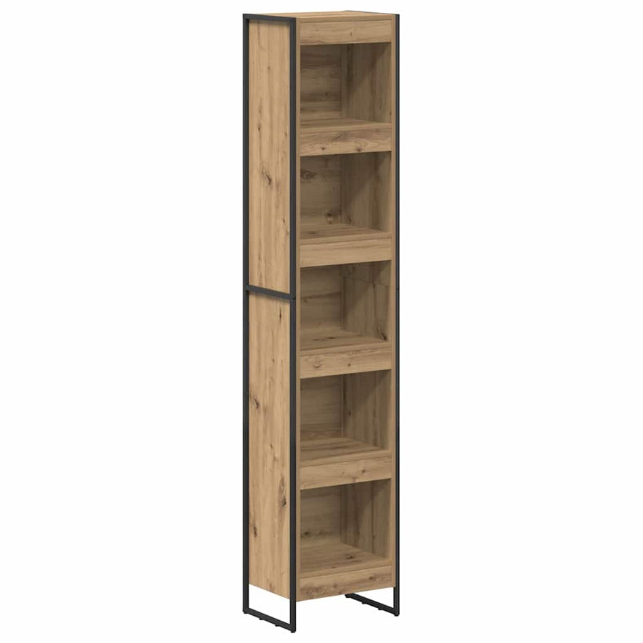 Boekenkast Ambachtelijk eiken 80 x 30 x 155 cm Bewerkt hout