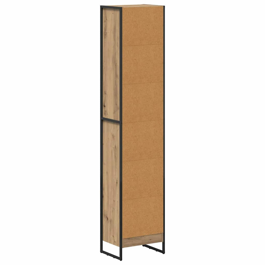 Boekenkast Ambachtelijk eiken 80 x 30 x 155 cm Bewerkt hout