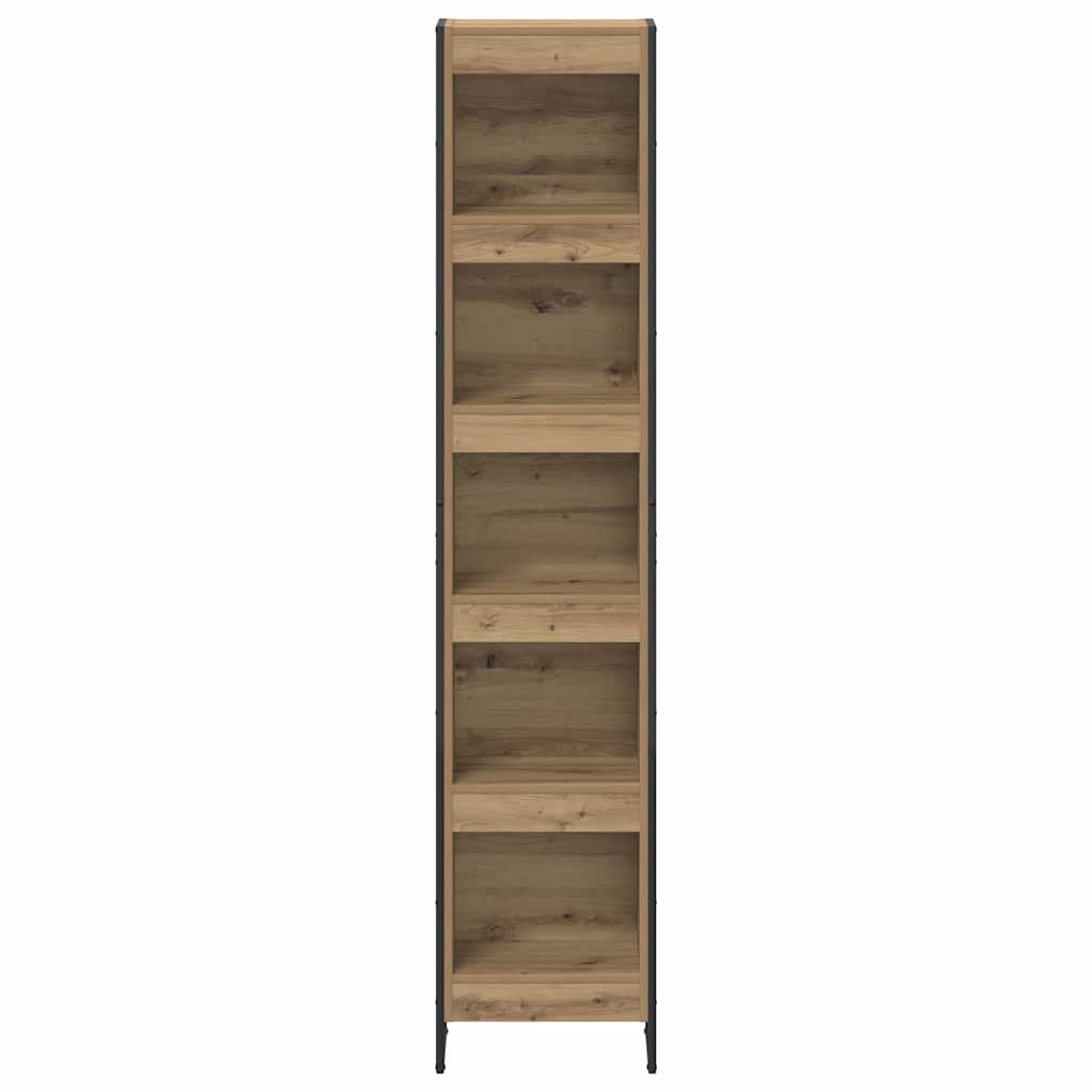 Boekenkast Ambachtelijk eiken 80 x 30 x 155 cm Bewerkt hout