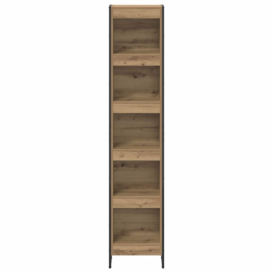Boekenkast Ambachtelijk eiken 80 x 30 x 155 cm Bewerkt hout