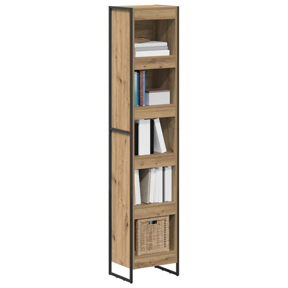 Boekenkast Ambachtelijk eiken 80 x 30 x 155 cm Bewerkt hout