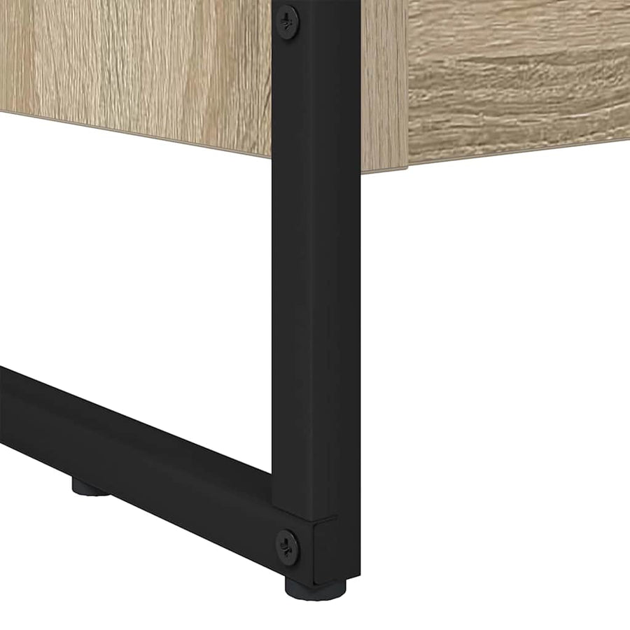 Boekenkast Sonoma 80 x 30 x 155 cm Bewerkt hout