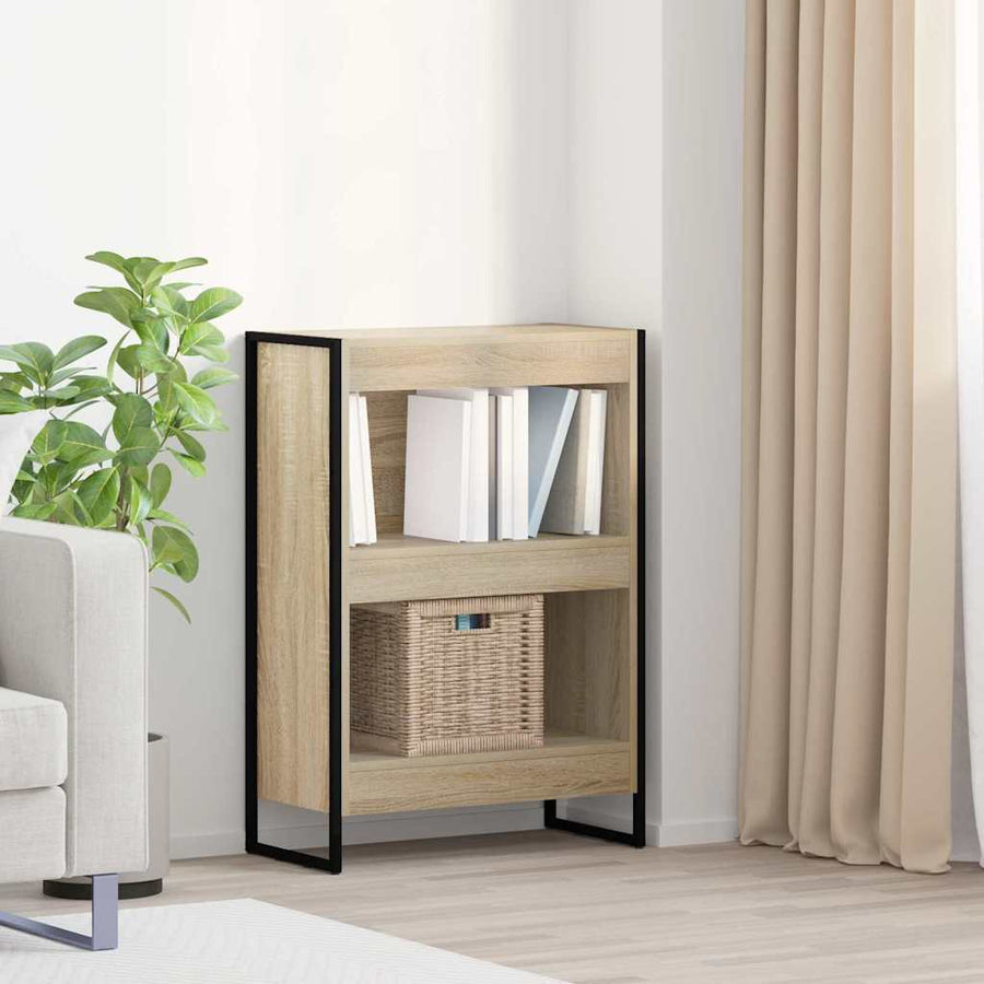 Boekenkast Sonoma 80 x 30 x 155 cm Bewerkt hout