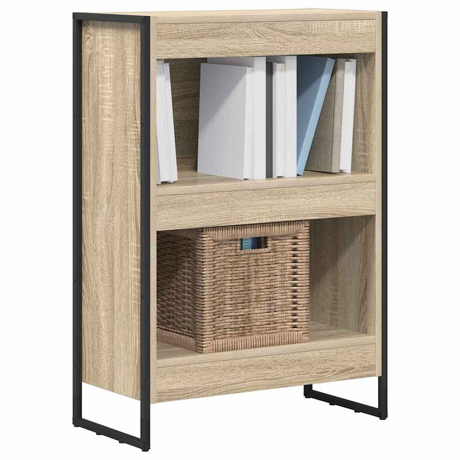 Boekenkast Sonoma 80 x 30 x 155 cm Bewerkt hout