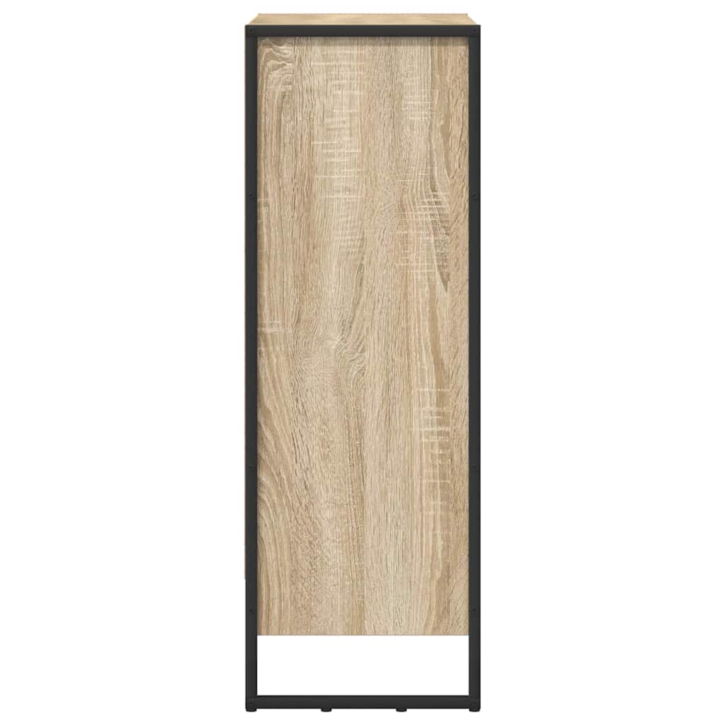 Boekenkast Sonoma 80 x 30 x 155 cm Bewerkt hout