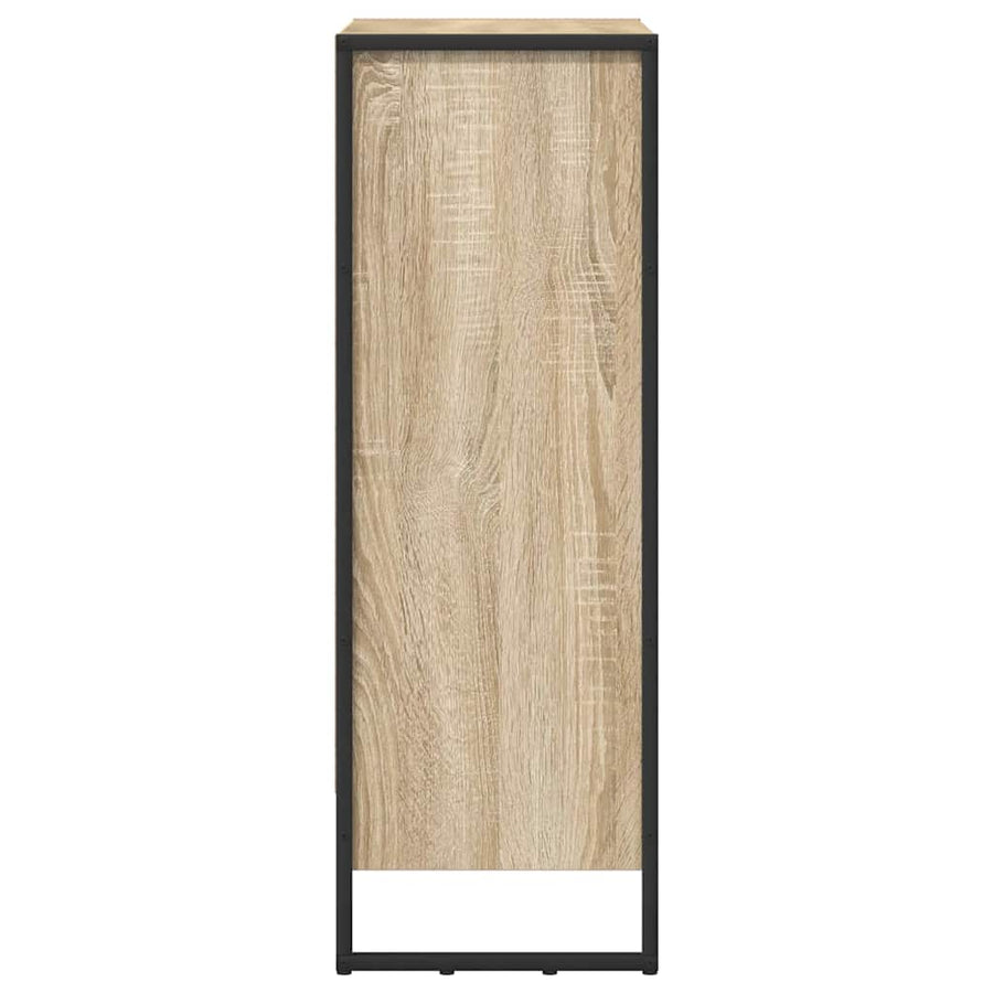 Boekenkast Sonoma 80 x 30 x 155 cm Bewerkt hout