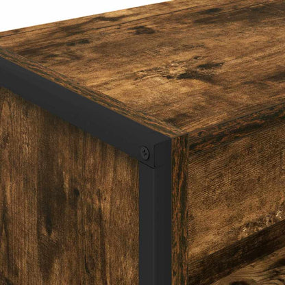 Boekenkast Rook Eik 80 x 30 x 155 cm Bewerkt hout