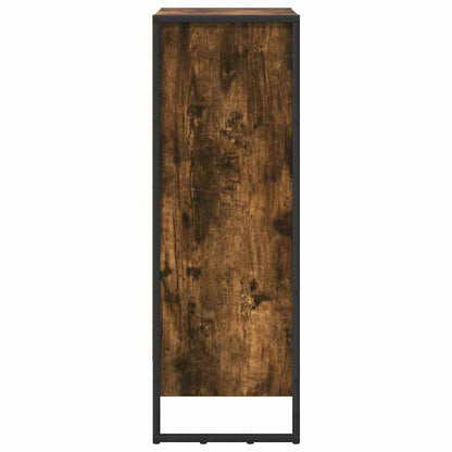 Boekenkast Rook Eik 80 x 30 x 155 cm Bewerkt hout