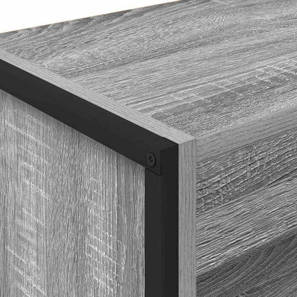 Boekenkast Grijs Sonoma 80 x 30 x 155 cm Bewerkt hout