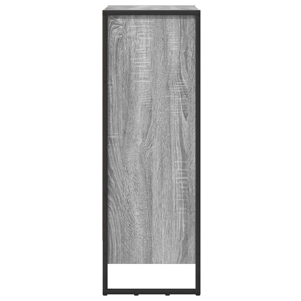 Boekenkast Grijs Sonoma 80 x 30 x 155 cm Bewerkt hout