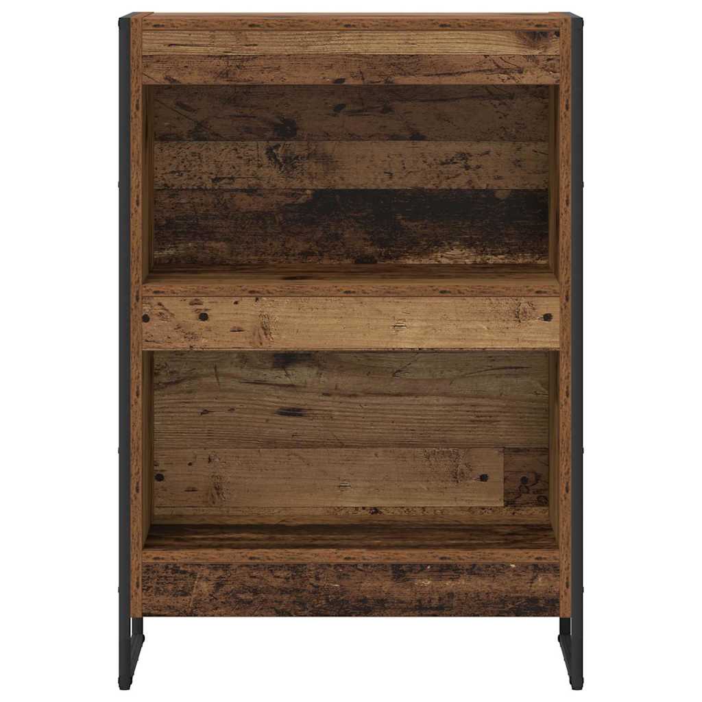 Boekenkast Oud Hout 80 x 30 x 155 cm Bewerkt hout