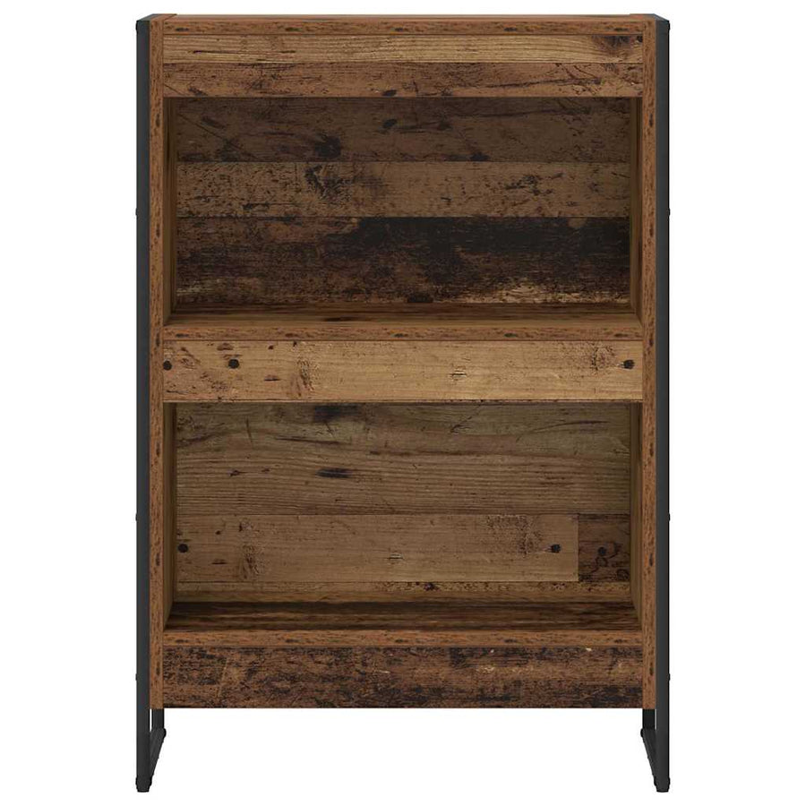 Boekenkast Oud Hout 80 x 30 x 155 cm Bewerkt hout