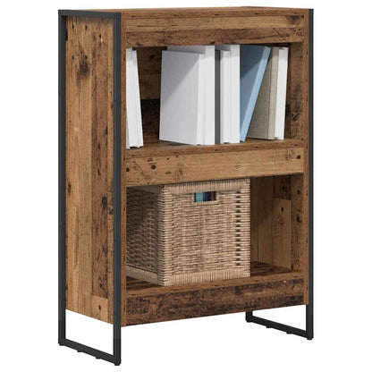 Boekenkast Oud Hout 80 x 30 x 155 cm Bewerkt hout