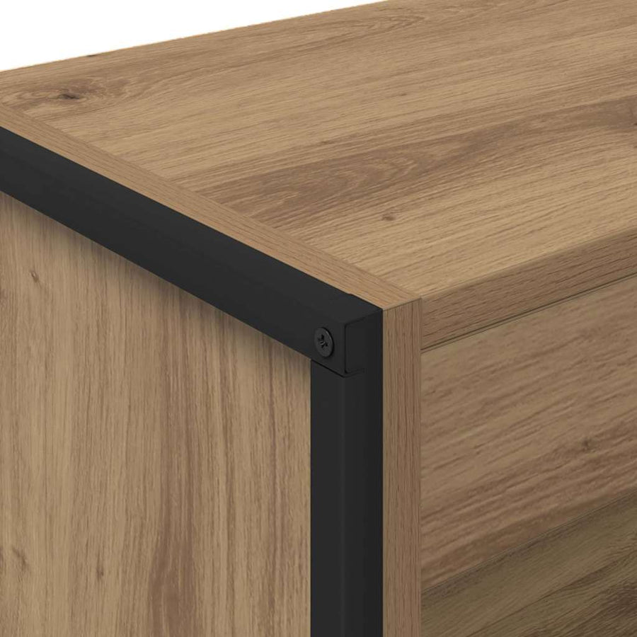 Boekenkast Ambachtelijk eiken 80 x 30 x 155 cm Bewerkt hout
