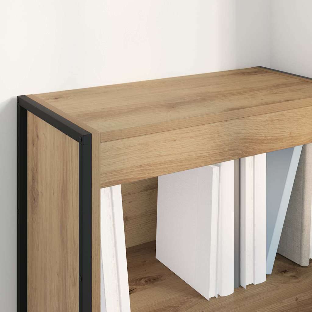Boekenkast Ambachtelijk eiken 80 x 30 x 155 cm Bewerkt hout