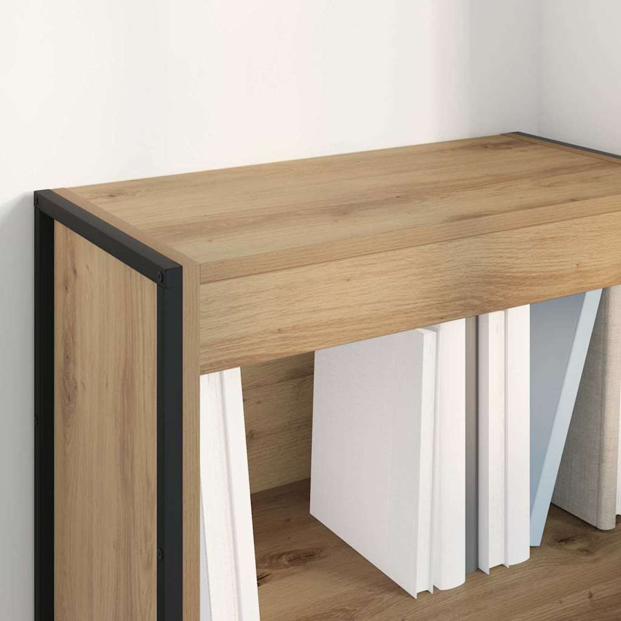 Boekenkast Ambachtelijk eiken 80 x 30 x 155 cm Bewerkt hout