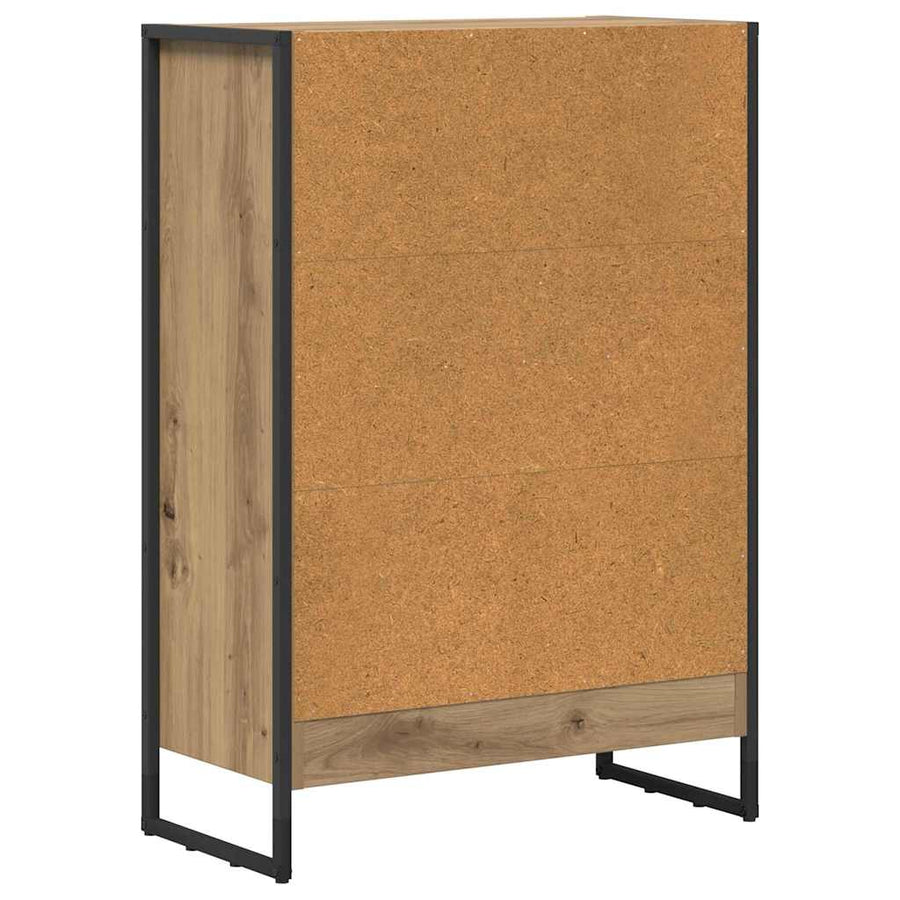 Boekenkast Ambachtelijk eiken 80 x 30 x 155 cm Bewerkt hout