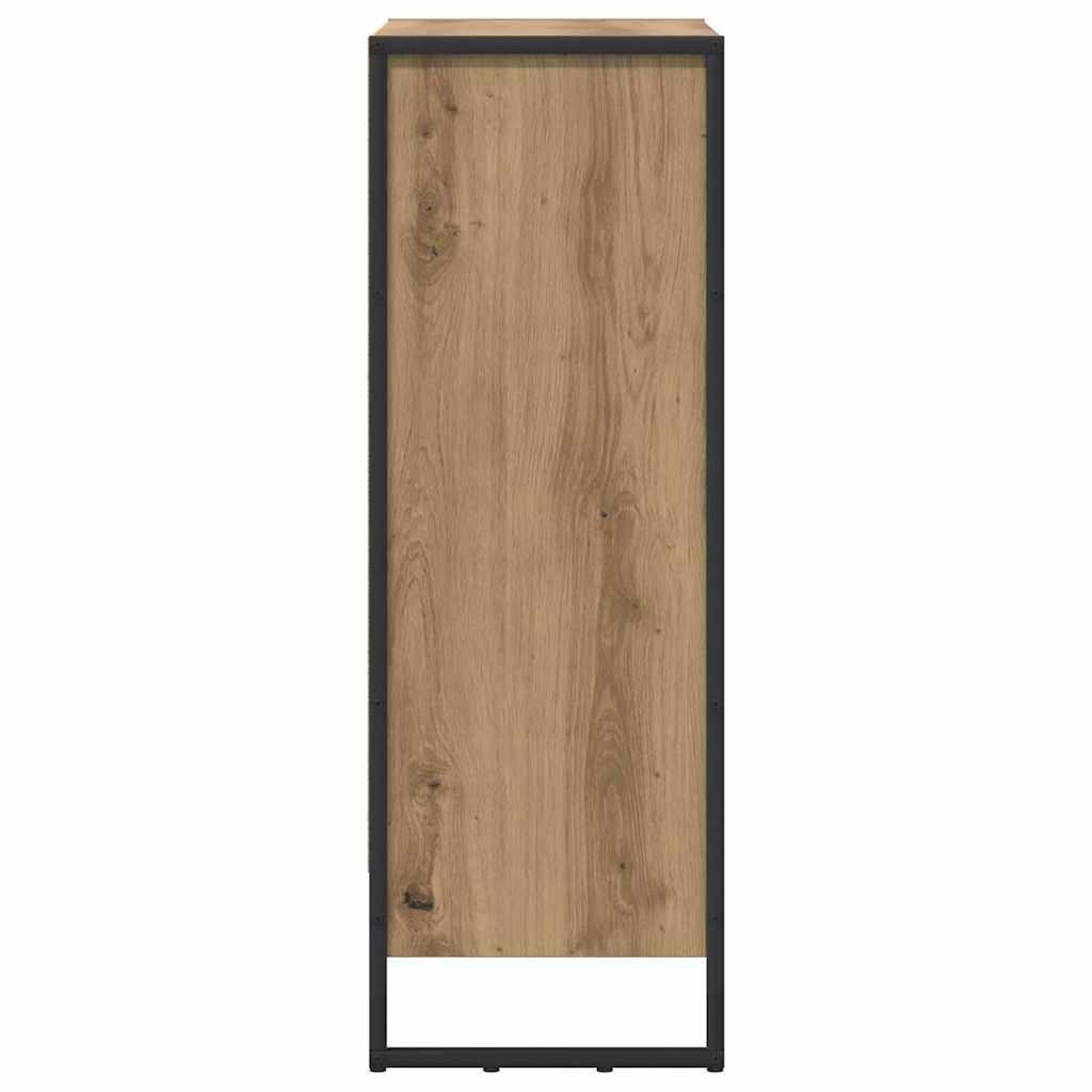 Boekenkast Ambachtelijk eiken 80 x 30 x 155 cm Bewerkt hout