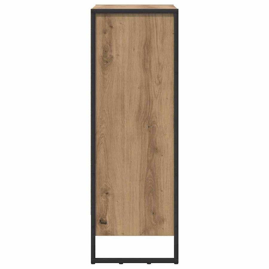 Boekenkast Ambachtelijk eiken 80 x 30 x 155 cm Bewerkt hout